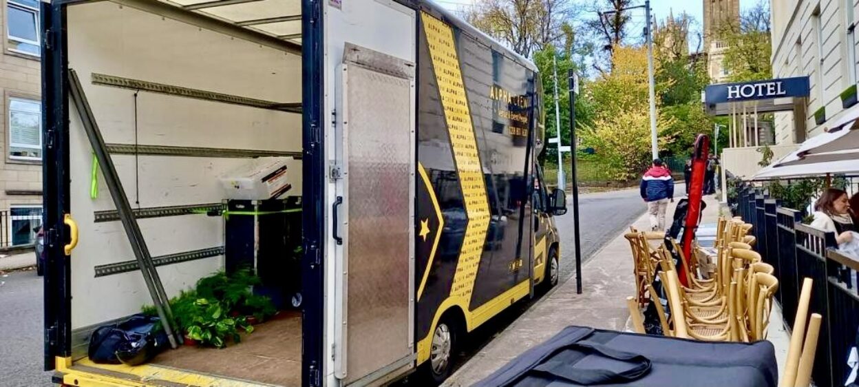 glasgow event crew van